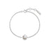 Silver Colour-Block Mother of Pearl Star Bracelet